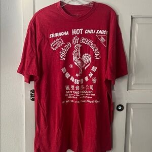 Red Sriracha Graphic T-Shirt